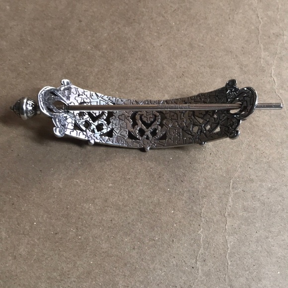 Brighton Accessories Rare Vintage Brighton Hair Clip Silver Toned